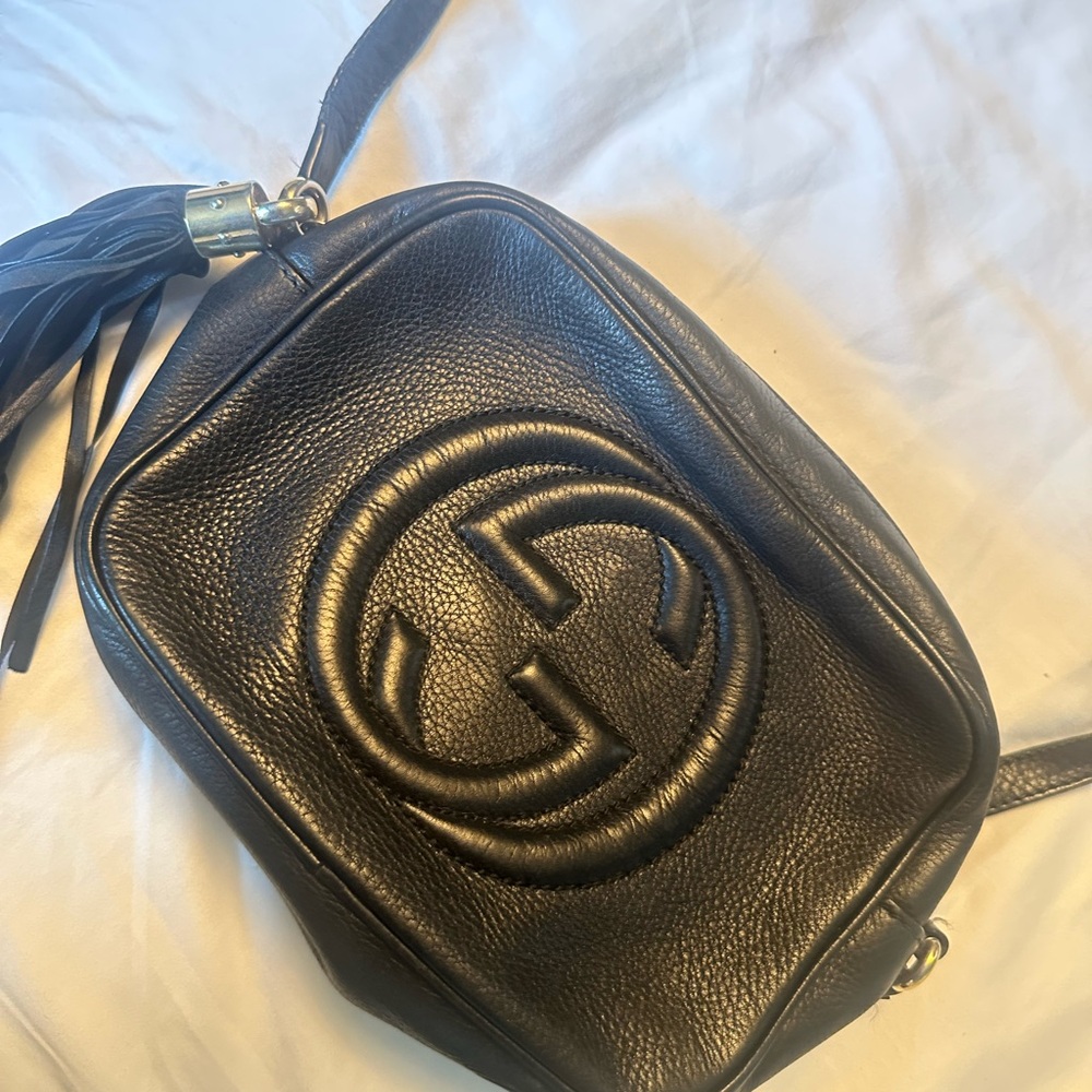 Gucci Black Soho Disco Crossbody Bag